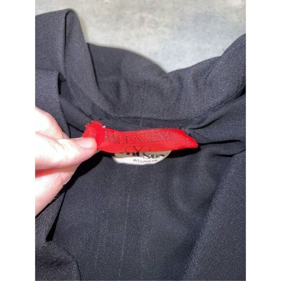 Valentino Night 100% Silk Lace Dress 6 Cocktail Date Night LBD - Picture 10 of 16